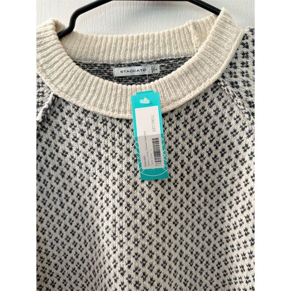 Staccato Women's Crew Neck Sweater Large Long Sleeve Stitch Fix - Picture 3 of 5